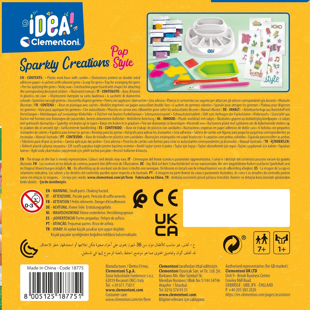 Sparkly Creations-Pop Style Painting - CLEMENTONI