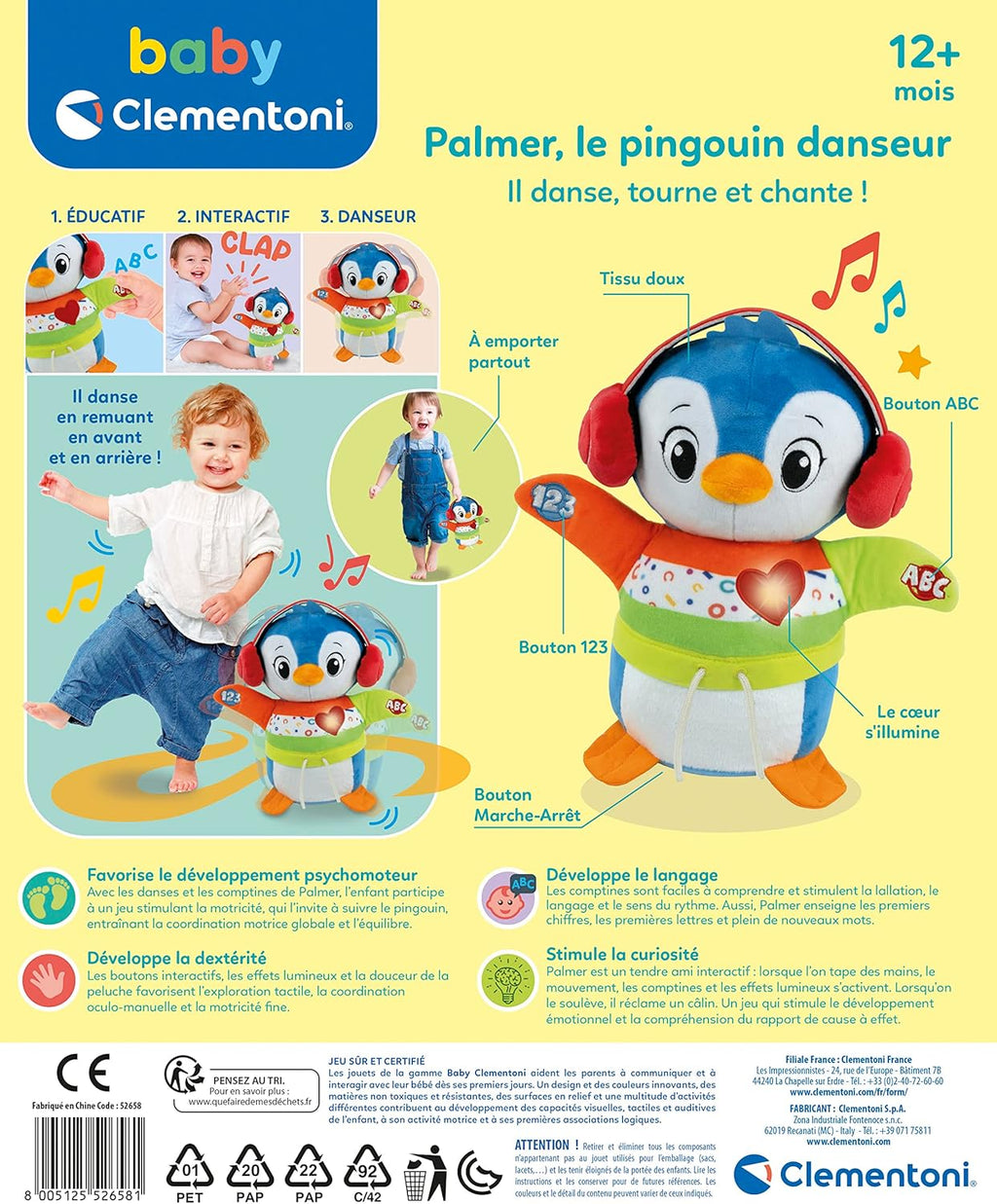 Palmer, Le Pingouin Danseur – Clementoni