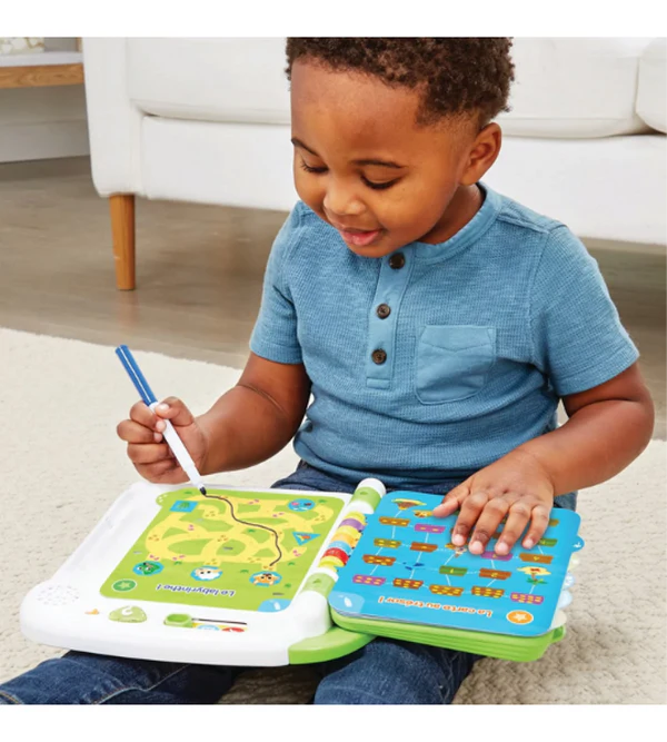 📘 Livre d’Activités Interactif Effaçable – Dès 3 Ans-V4TECH-SKU