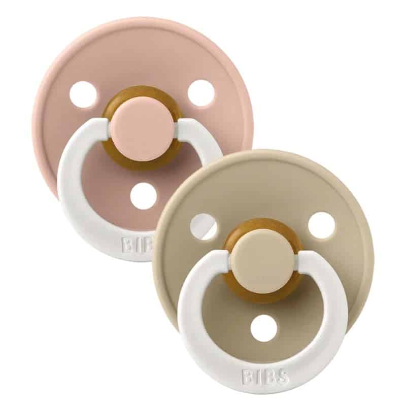 Sucettes BIBS Colour Symetic Blush / Vanilla - GLOW (0-6mois) -BIBS