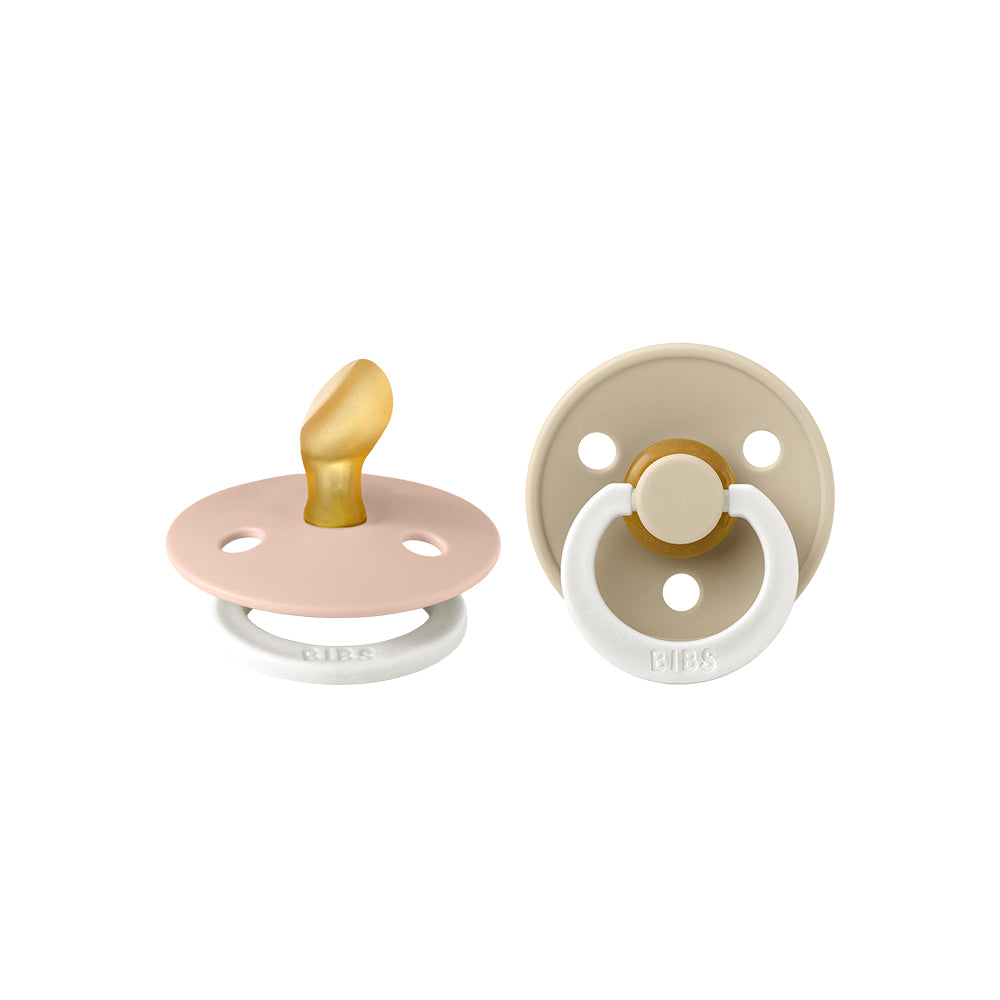 Sucettes BIBS Colour Anatomic Blush / Vanilla - GLOW (6-18mois)-BIBS