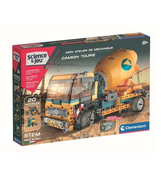 Mon Atelier de Mécanique – Camion Toupie – CLEMENTONI