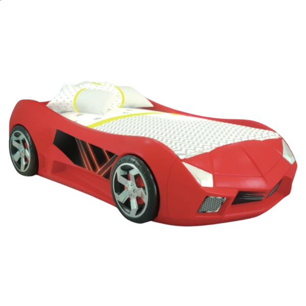 🚗 Lit Enfant Voiture de Course Rouge – PILSAN