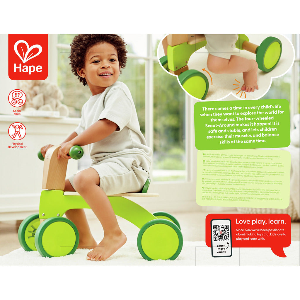 Trottinette à pousser ScootAround-HAPE