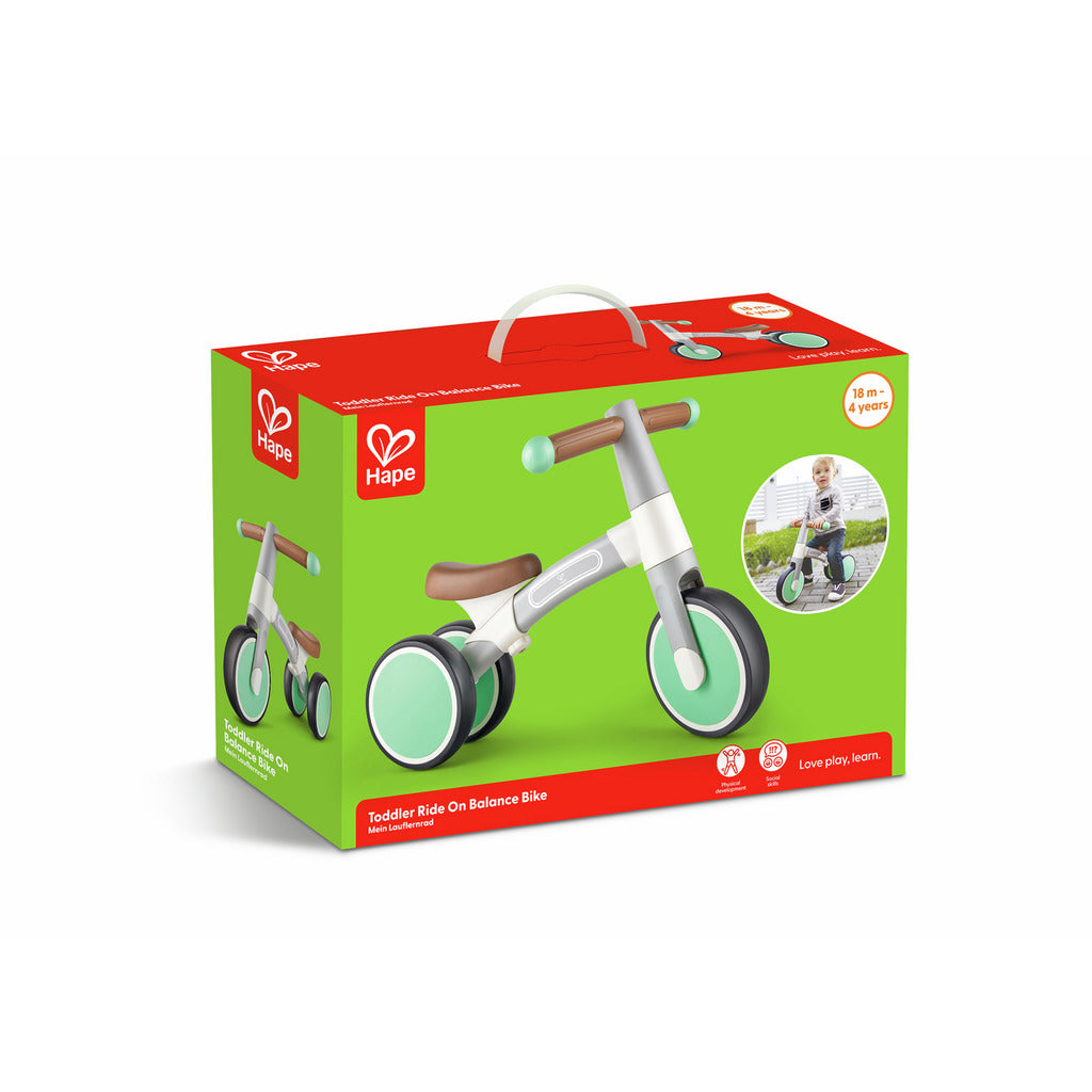 Vélo d’équilibre vert pour toutpetits-HAPE