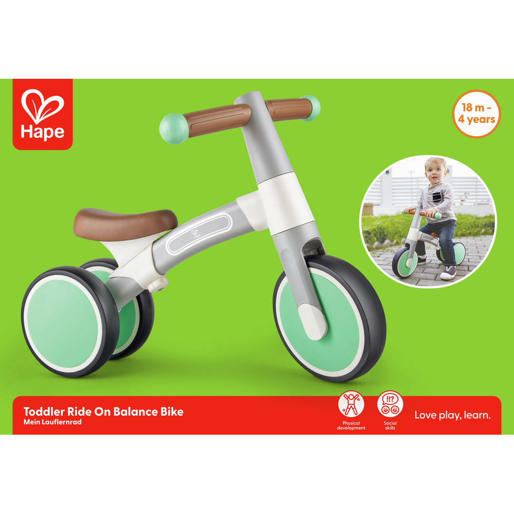 Vélo d’équilibre vert pour toutpetits-HAPE