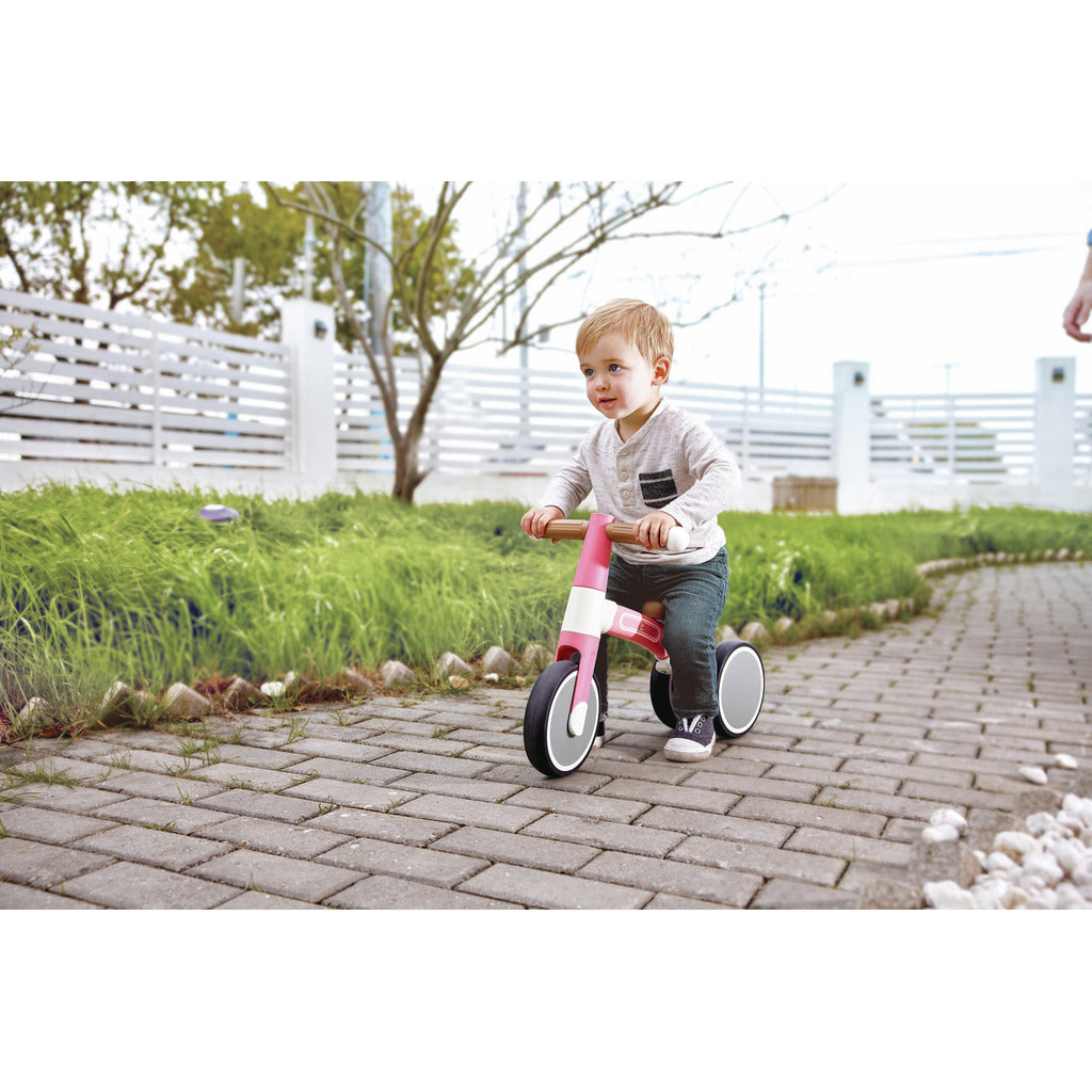 Vélo d’équilibre rose pour toutpetits-HAPE