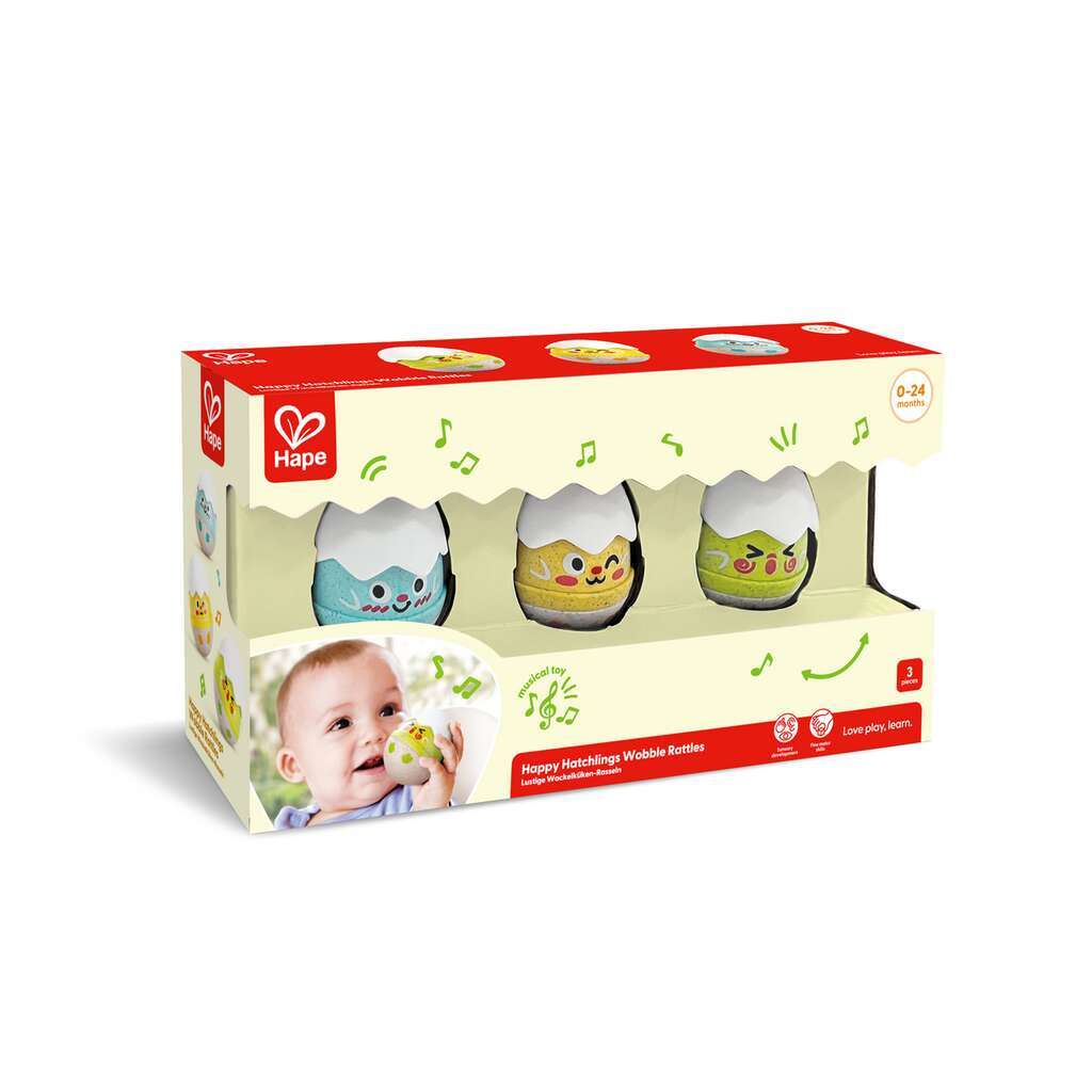 Hochets culbuto "Hatchlings"-HAPE