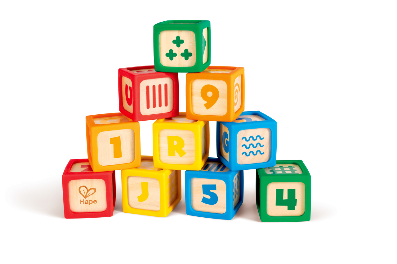 Blocs bois & silicone empilable-hape