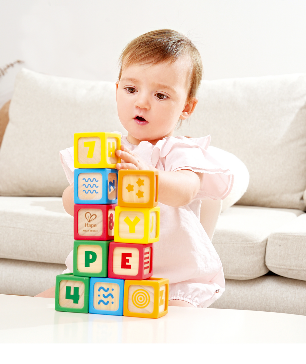 Blocs bois & silicone empilable-hape