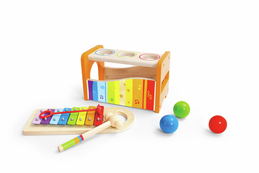 Banc à marteler et xylophone-HAPE