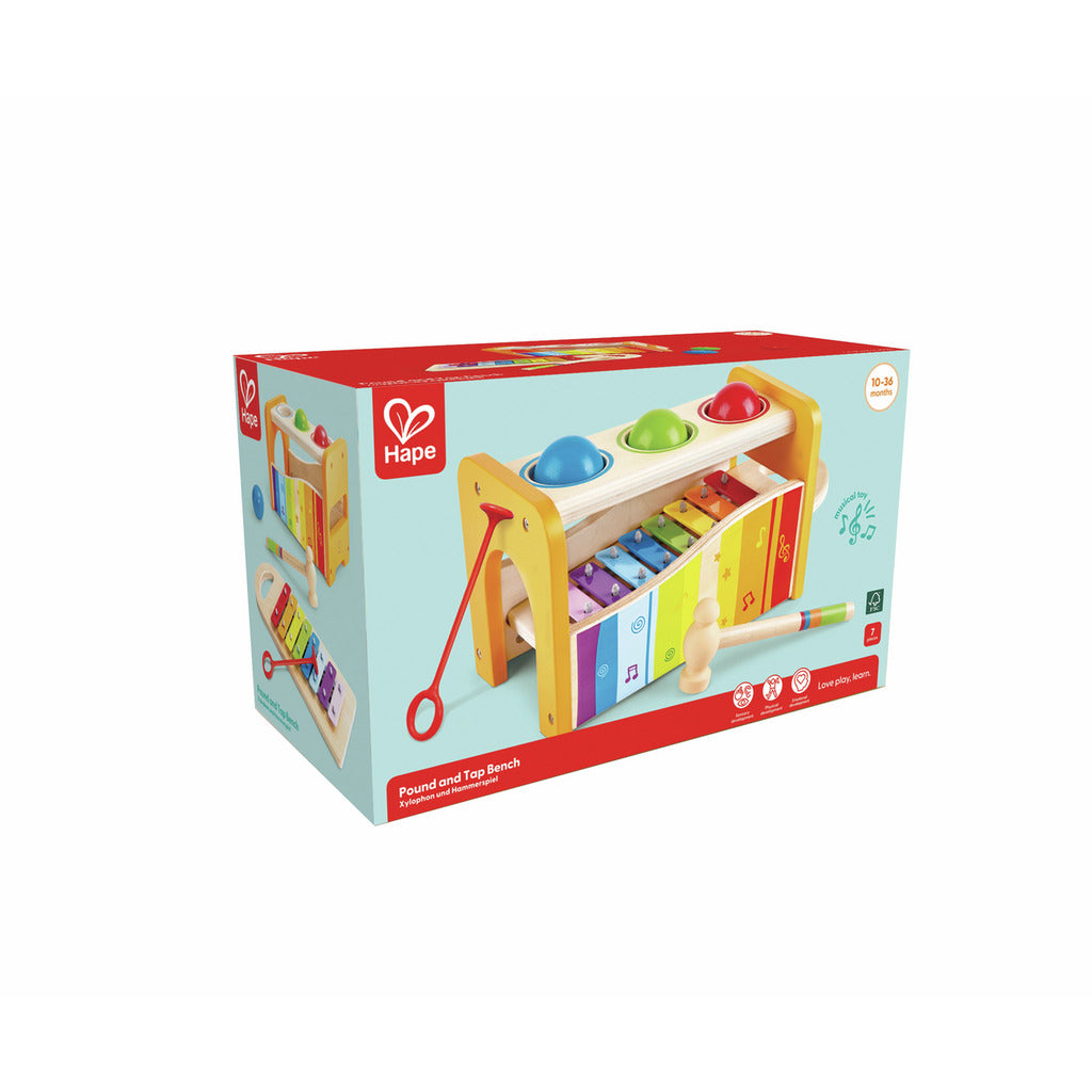Banc à marteler et xylophone-HAPE