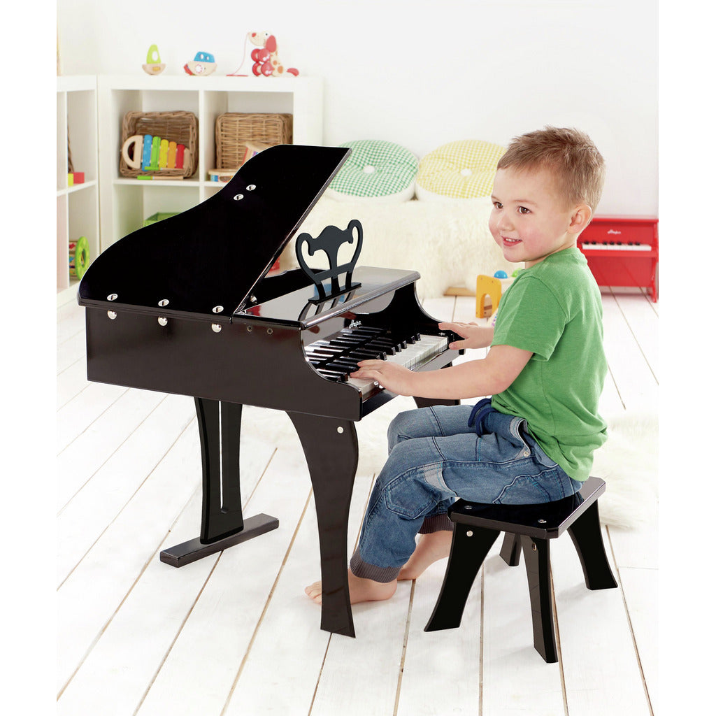 Piano à queue noir-HAPE