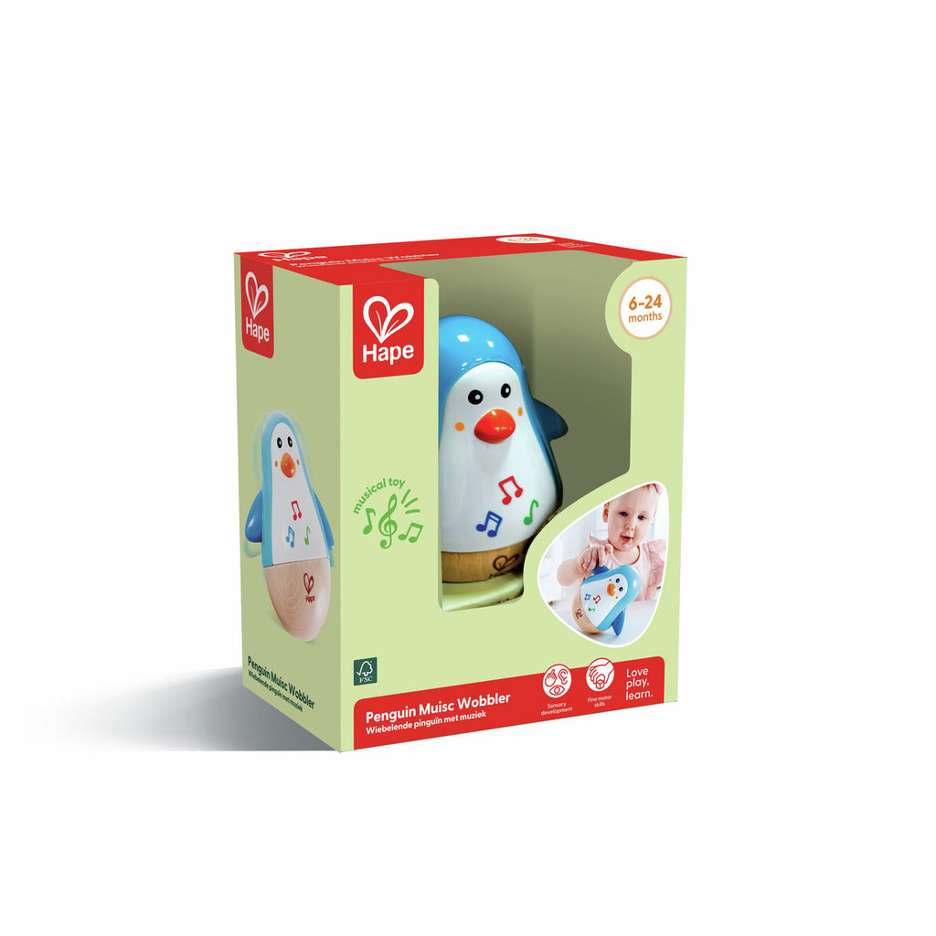 Pingouin musical culbuto-HAPE