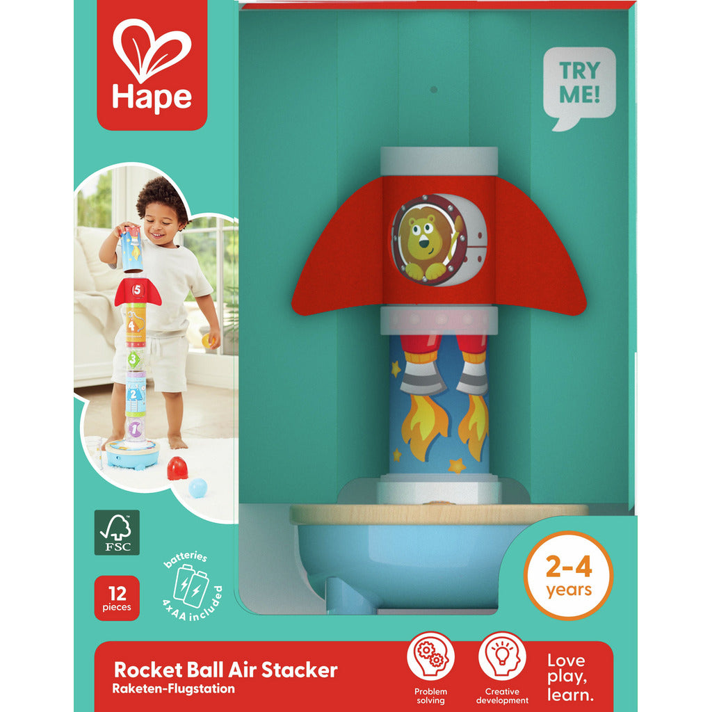 Fusée empilable avec balles et air-HAPE