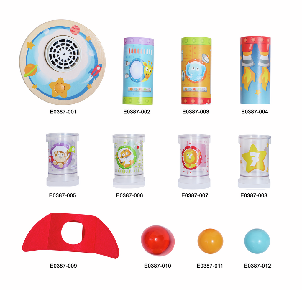 Fusée empilable avec balles et air-HAPE
