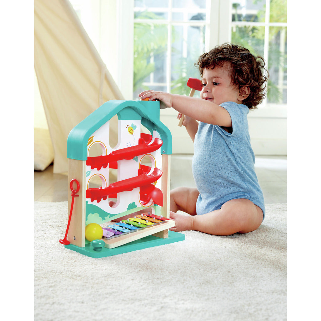 Manoir mélodique avec parcours à billes-HAPE