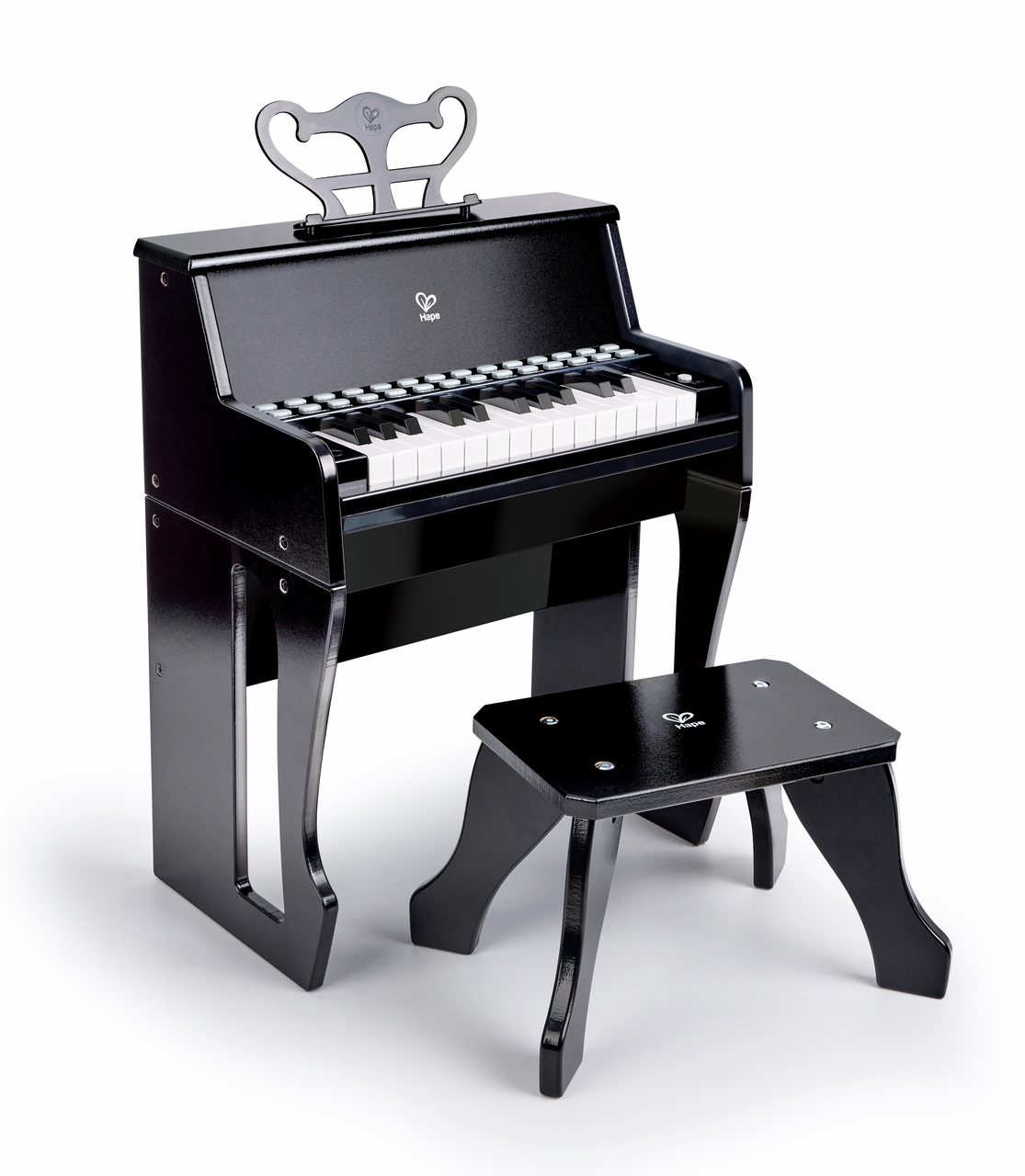 Piano à queue noir-HAPE