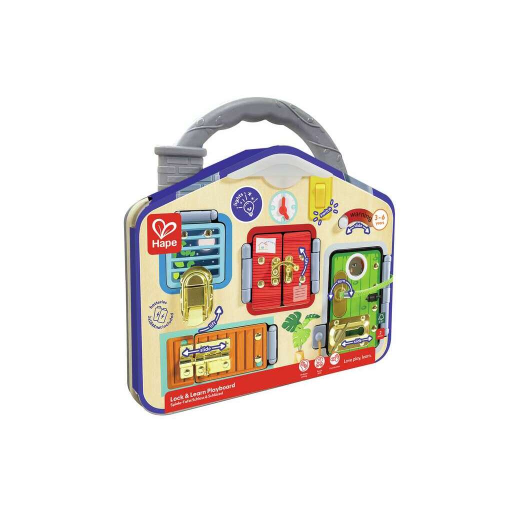 Tableau éducatif à serrures-HAPE