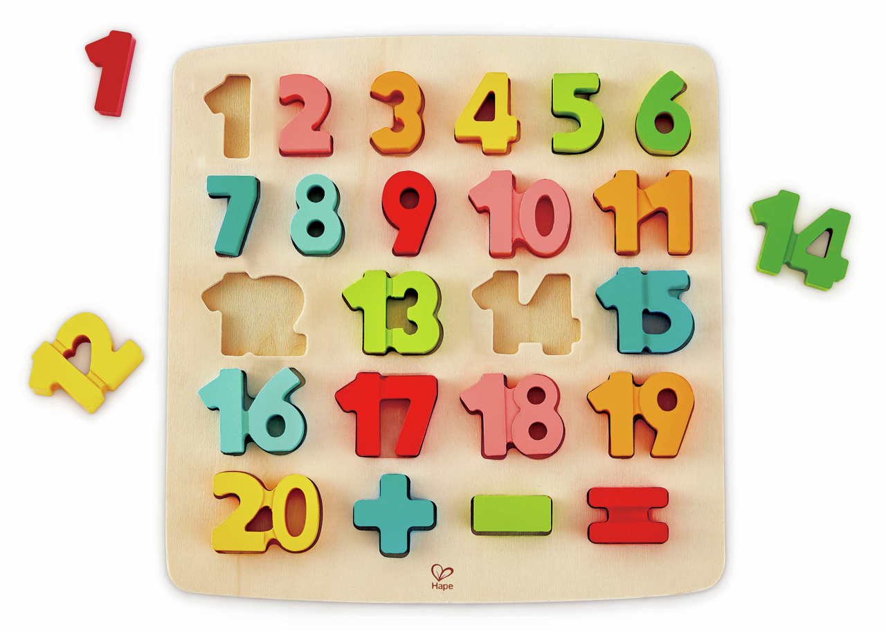 Puzzle chiffres épais-HAPE