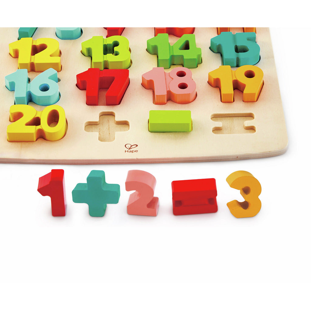Puzzle chiffres épais-HAPE