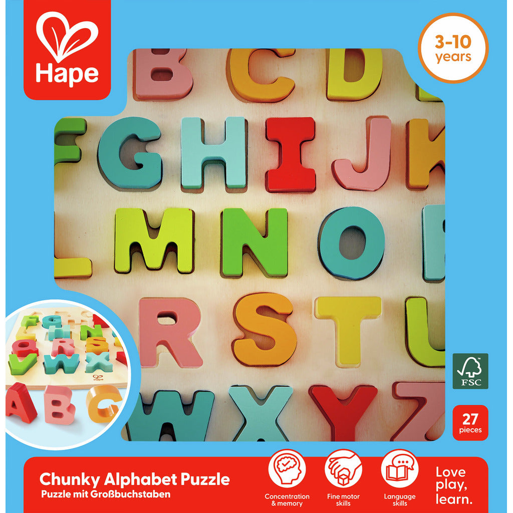 Puzzle alphabet épais-HAPE