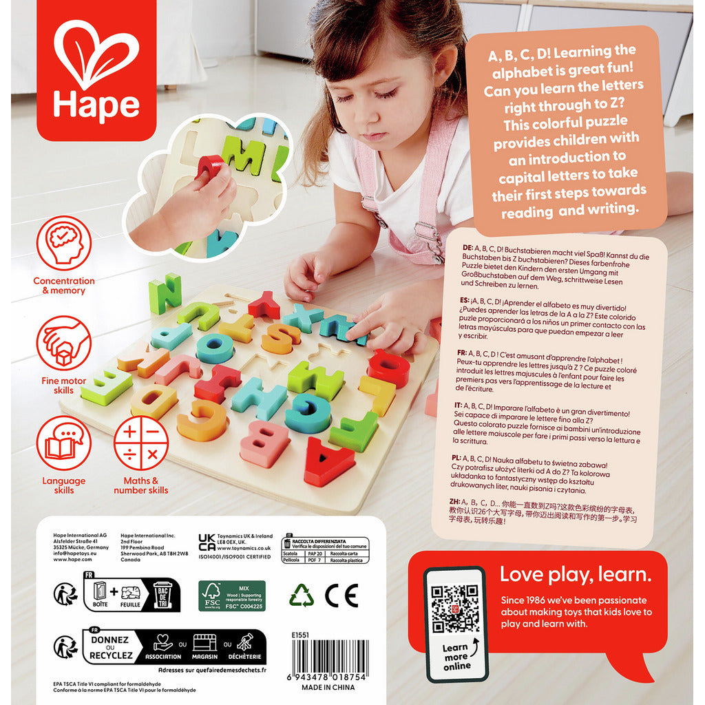 Puzzle alphabet épais-HAPE