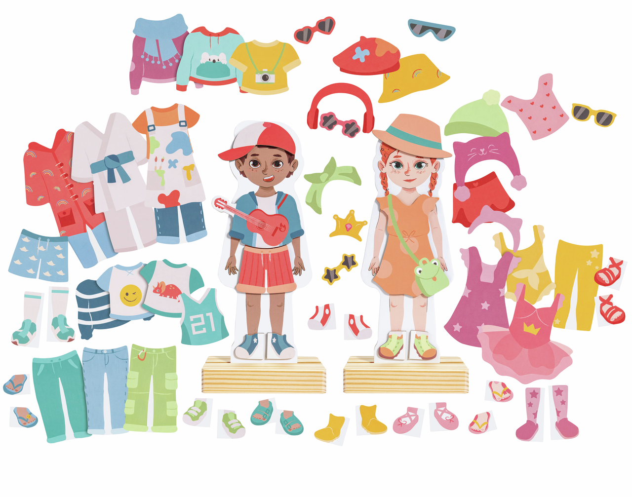 Puzzle magnétique habillage-hape