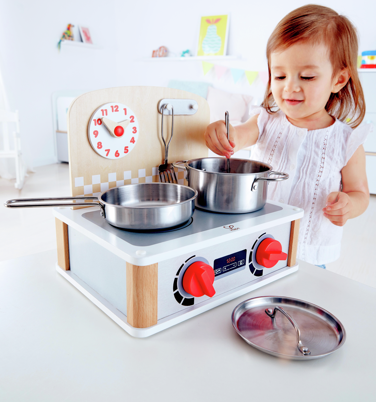 Cuisine & barbecue 2 en 1 en bois-HAPE
