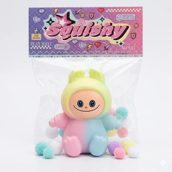 Squishy Ourson Chocolat – Jouet Anti-Stress Kawaii-sku