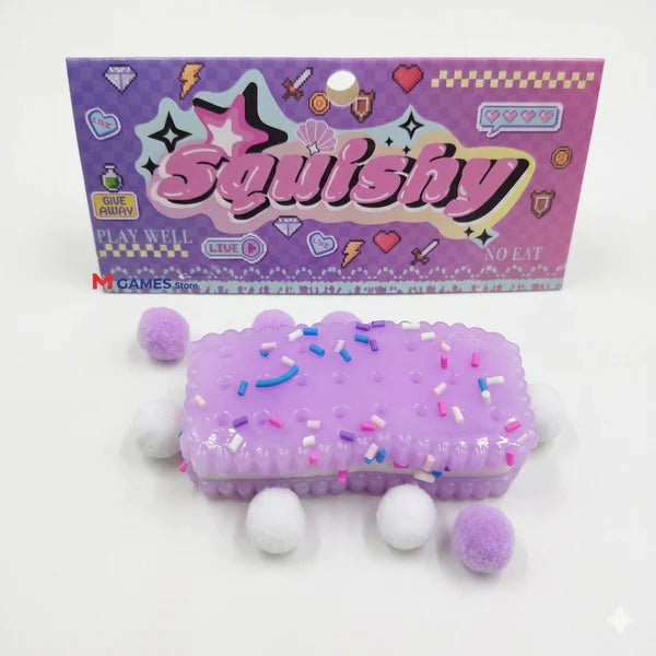 Squishy Ourson Chocolat – Jouet Anti-Stress Kawaii-sku