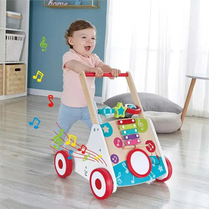 Chariot pousseur musical éducatif-HAPE