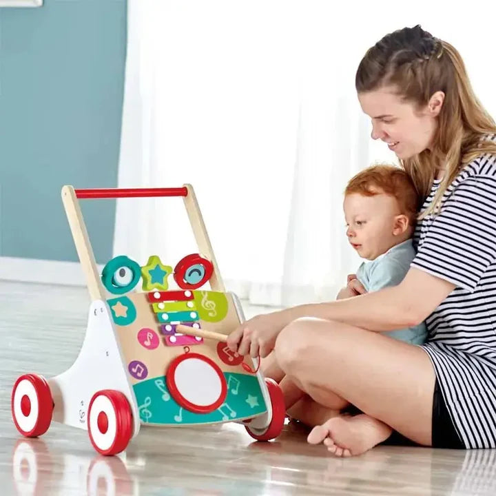 Chariot pousseur musical éducatif-HAPE