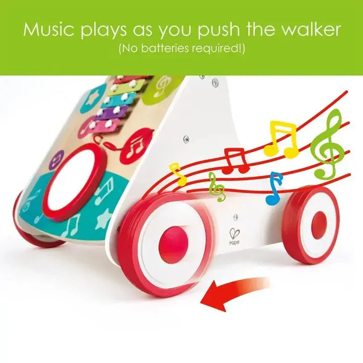 Chariot pousseur musical éducatif-HAPE
