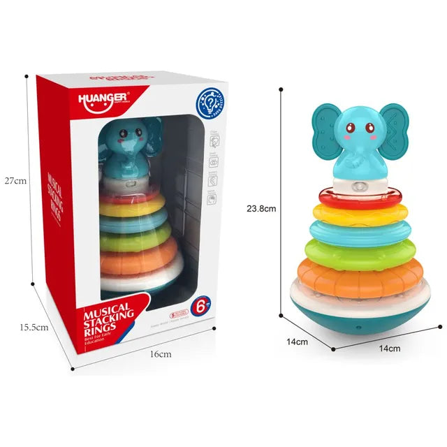 pyramide d’anneaux Eléphant -HUANGER