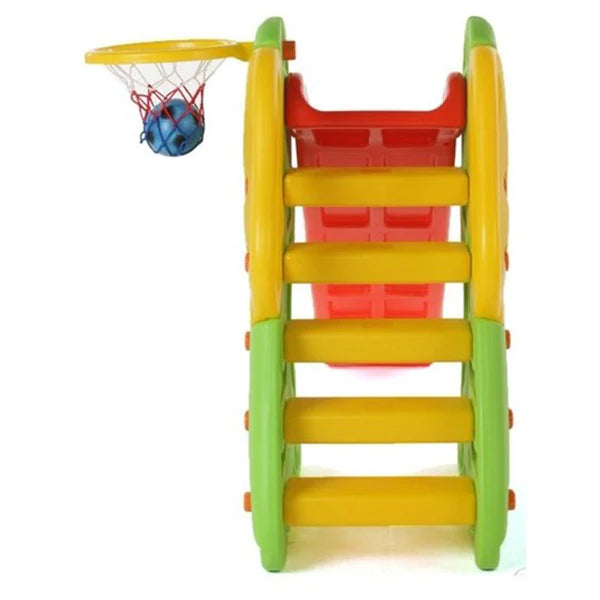 🐘 Toboggan Éléphant avec Panier de Basket – Pilsan