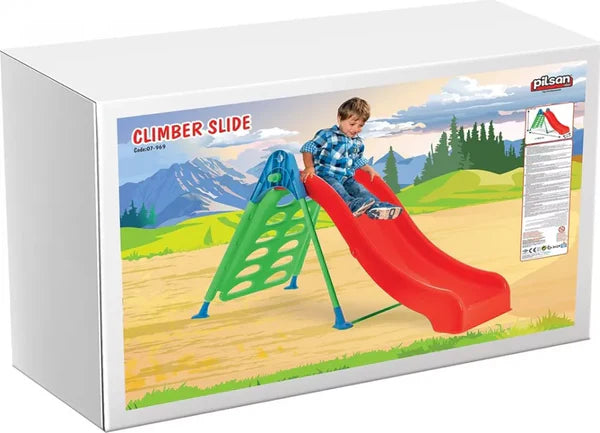 🛝 Toboggan avec Marches d’Escalade-PILSAN