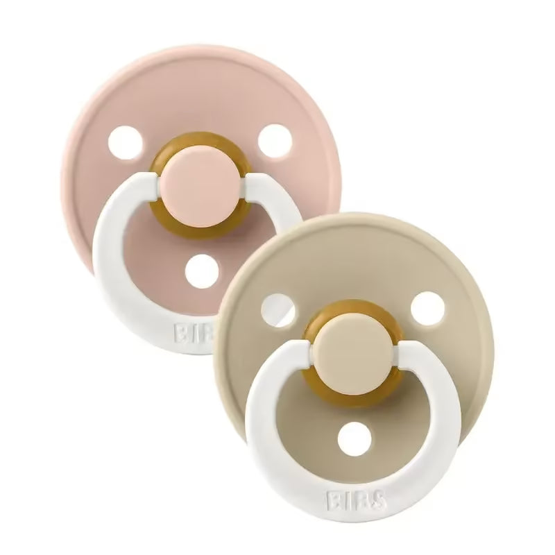 Sucette BIBS colour Round Blush / Vanilla-GLOW (6-18mois)-BIBS