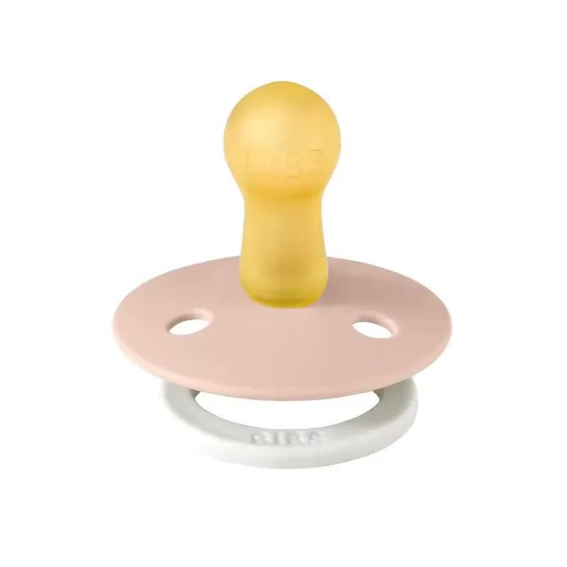 Sucette BIBS colour Round Blush / Vanilla-GLOW (6-18mois)-BIBS