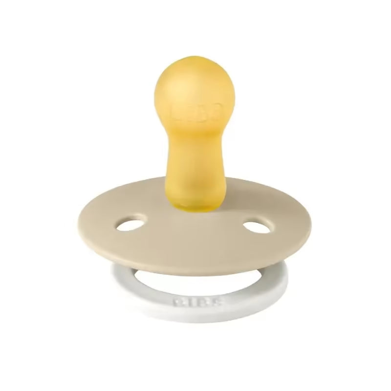 Sucette BIBS colour Round Blush / Vanilla-GLOW (6-18mois)-BIBS