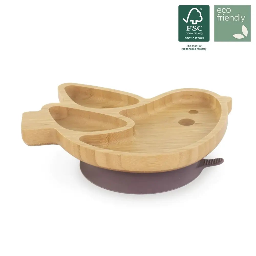 Assiette en Bois Oiseau – Miniland