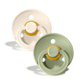 Sucettes BIBS Colour Round Ivory / Sage (6-18mois)-BIBS
