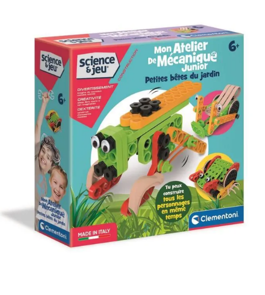 Mon Atelier de Mécanique Junior – Petites Bêtes du Jardin – Clementoni