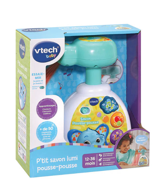 P’tit Savon Lumi Pousse-Pousse VTech – Jouet Éducatif Lumineux – Dès 1 An-SKU