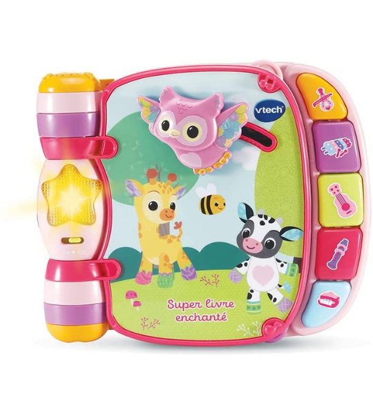 Super Livre Enchanté des Baby Loulous – Rose-VTECH