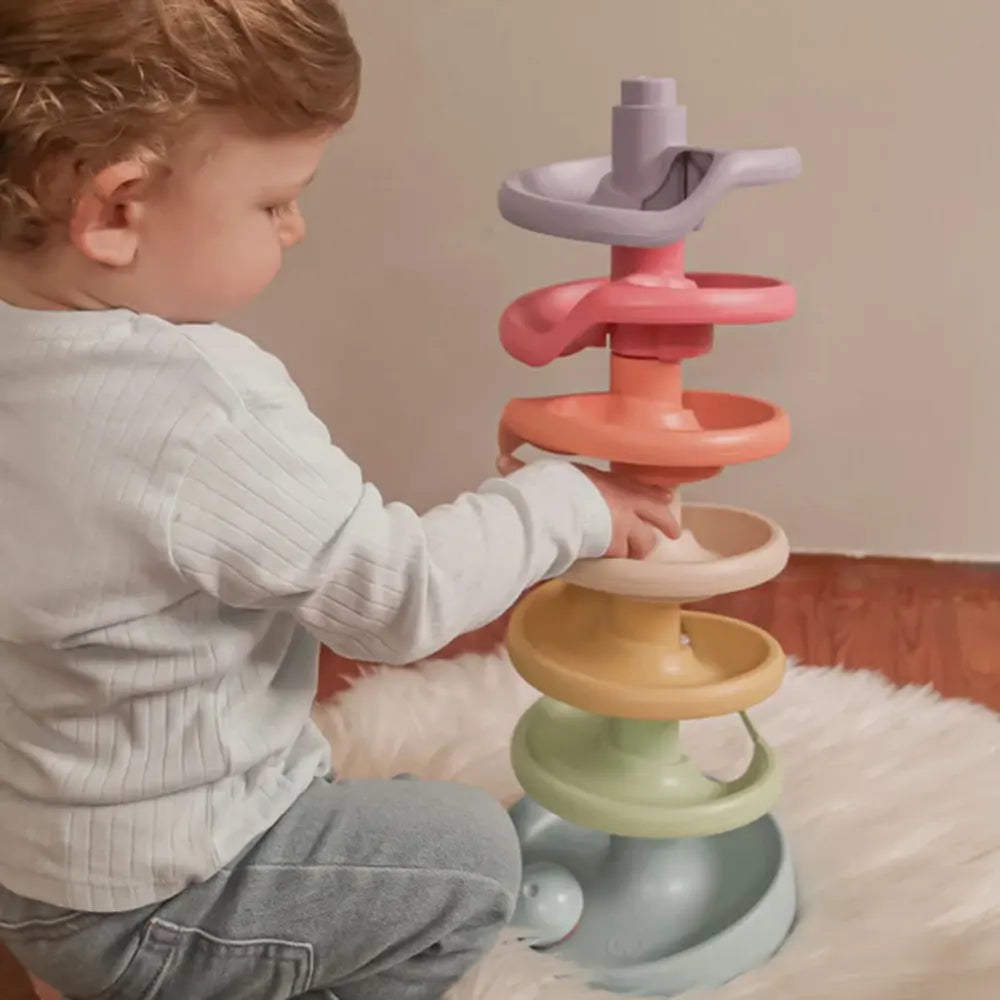 Spiral Tower Evo Bio – Toboggan à Boules dès 12 Mois -QUERCETTI