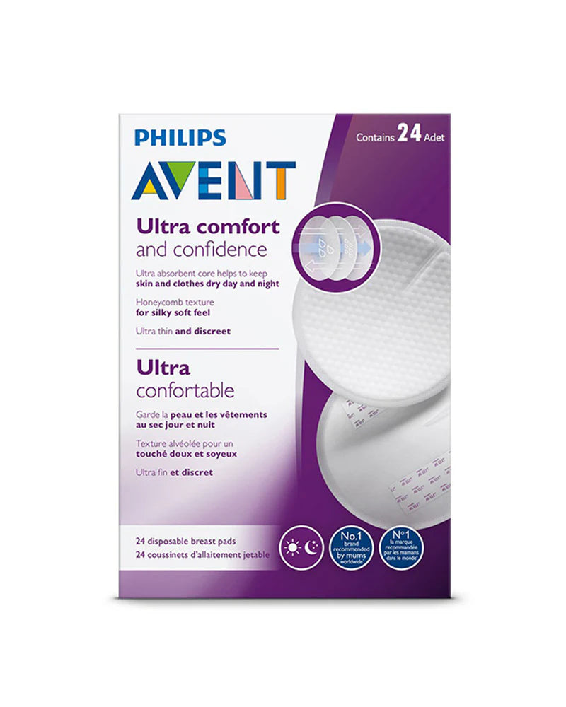 Coussinets d'Allaitement Jour - 24 Pièces -PHILIPS AVENT