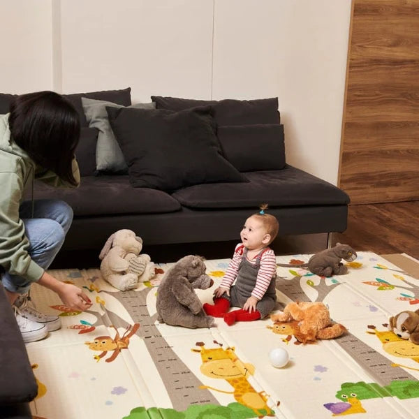 Tapis de Jeu Réversible et Pliable Fancy – 200 × 180 cm