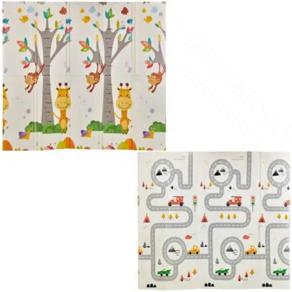 Tapis de Jeu Réversible et Pliable Fancy – 200 × 180 cm