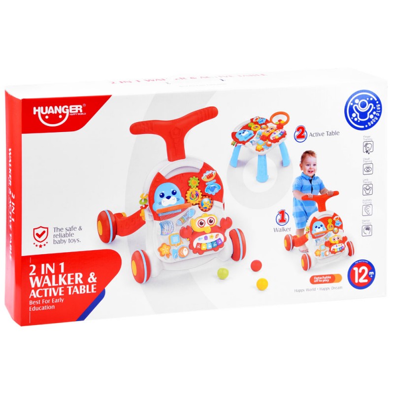 Trotteur bébé 4-en-1 HUANGER